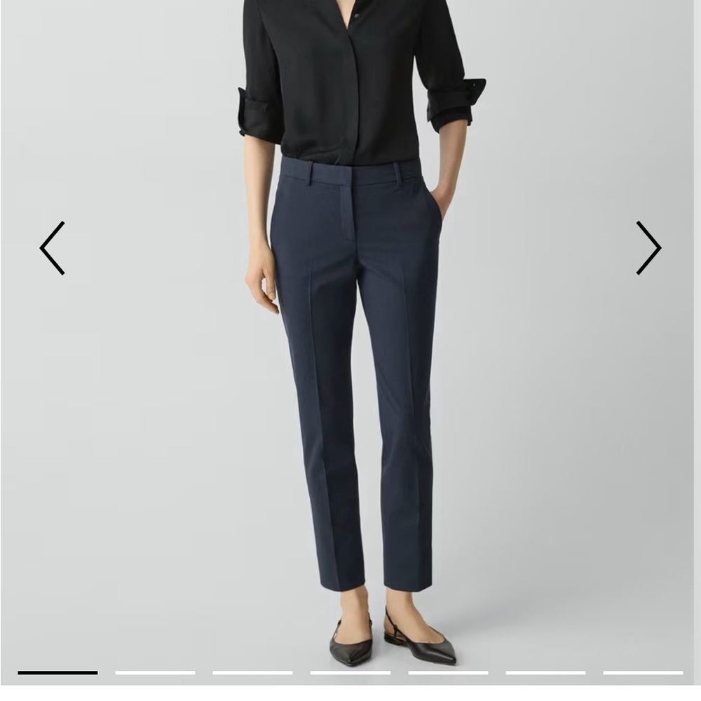 Theory Midnight Blue Cropped Pants